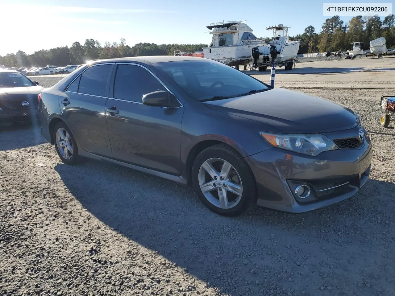 2012 Toyota Camry Base VIN: 4T1BF1FK7CU092206 Lot: 80245434