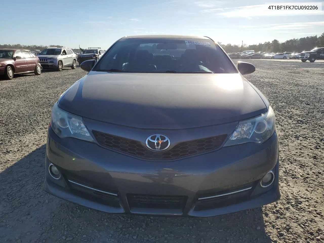 2012 Toyota Camry Base VIN: 4T1BF1FK7CU092206 Lot: 80245434