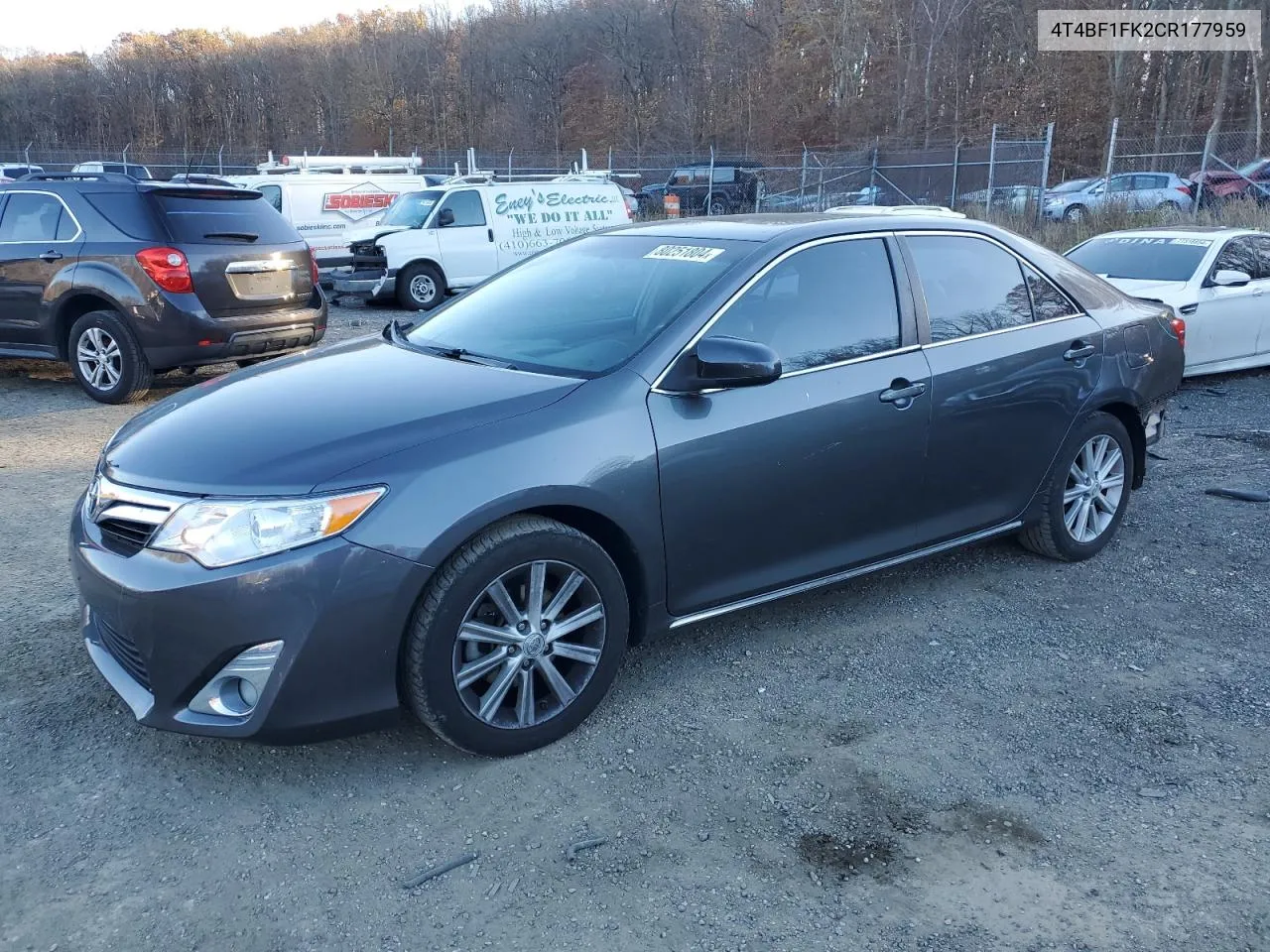 2012 Toyota Camry Base VIN: 4T4BF1FK2CR177959 Lot: 80251804