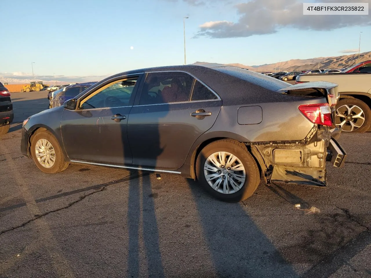 2012 Toyota Camry Base VIN: 4T4BF1FK3CR235822 Lot: 80328134