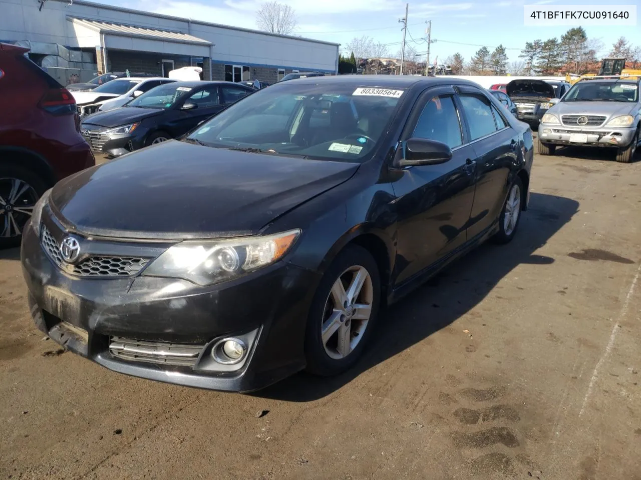 2012 Toyota Camry Base VIN: 4T1BF1FK7CU091640 Lot: 80330564