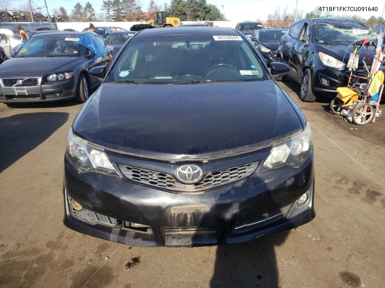 2012 Toyota Camry Base VIN: 4T1BF1FK7CU091640 Lot: 80330564