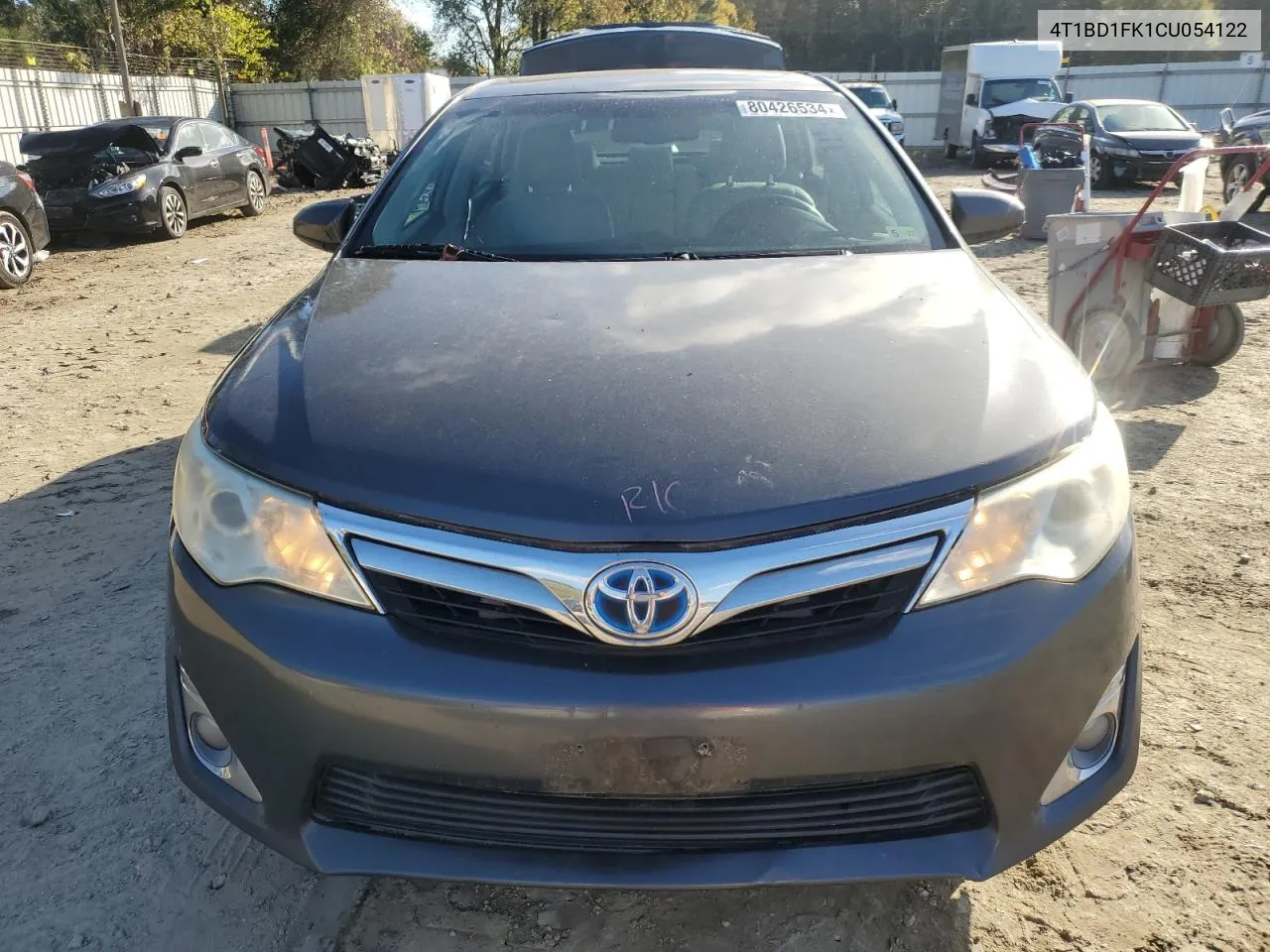 2012 Toyota Camry Hybrid VIN: 4T1BD1FK1CU054122 Lot: 80426534