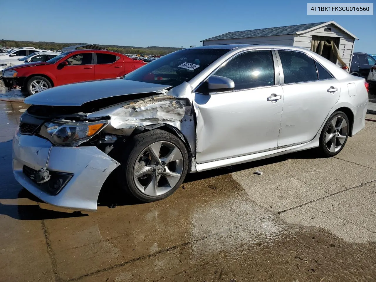 2012 Toyota Camry Se VIN: 4T1BK1FK3CU016560 Lot: 80472504