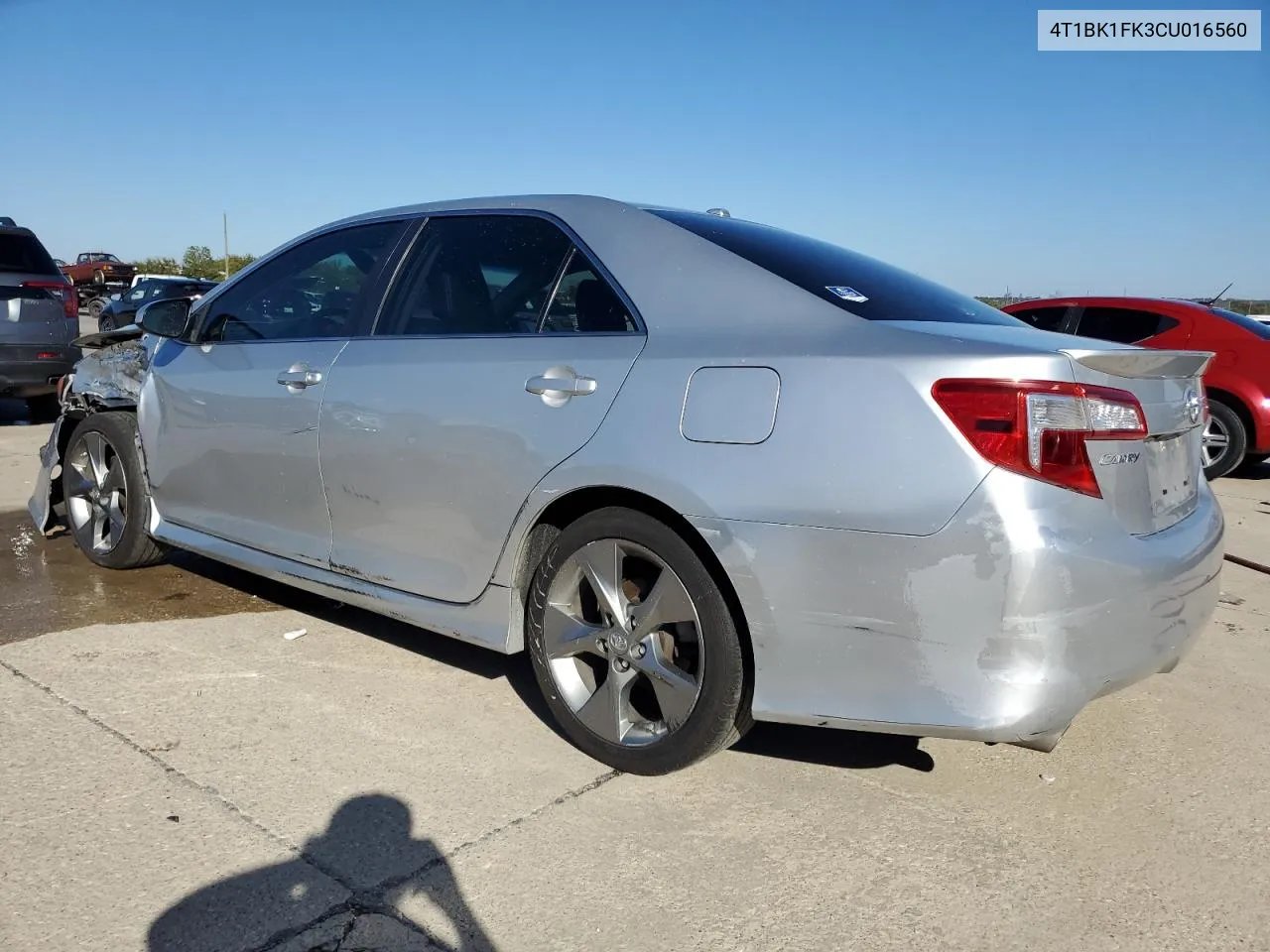 2012 Toyota Camry Se VIN: 4T1BK1FK3CU016560 Lot: 80472504