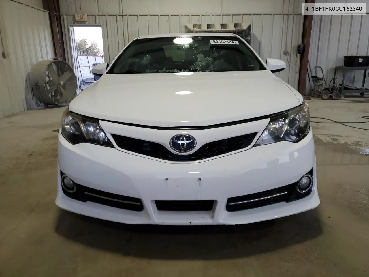 2012 Toyota Camry Base VIN: 4T1BF1FK0CU162340 Lot: 80492184