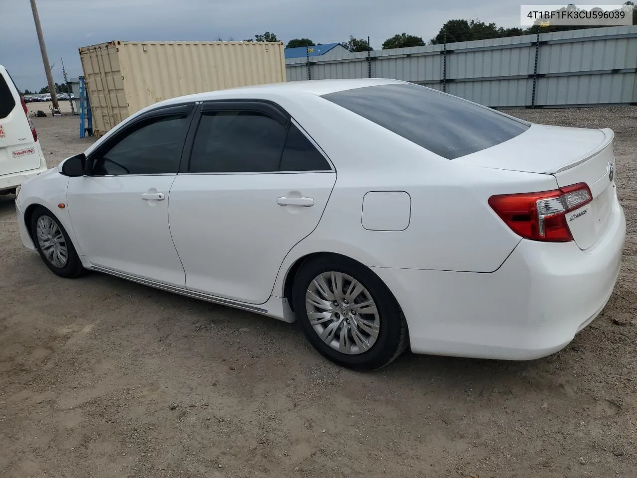 2012 Toyota Camry Base VIN: 4T1BF1FK3CU596039 Lot: 80531464