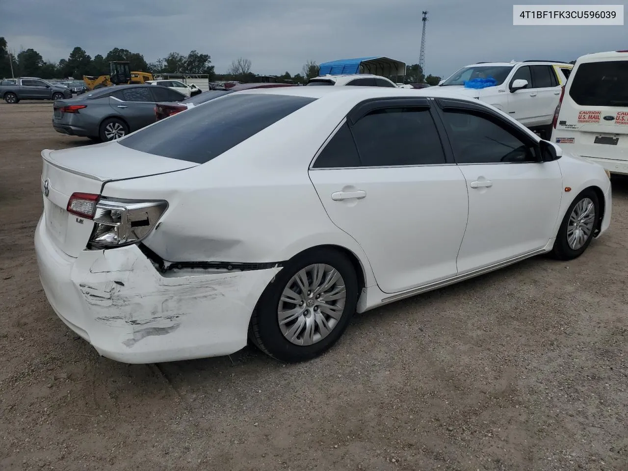 2012 Toyota Camry Base VIN: 4T1BF1FK3CU596039 Lot: 80531464