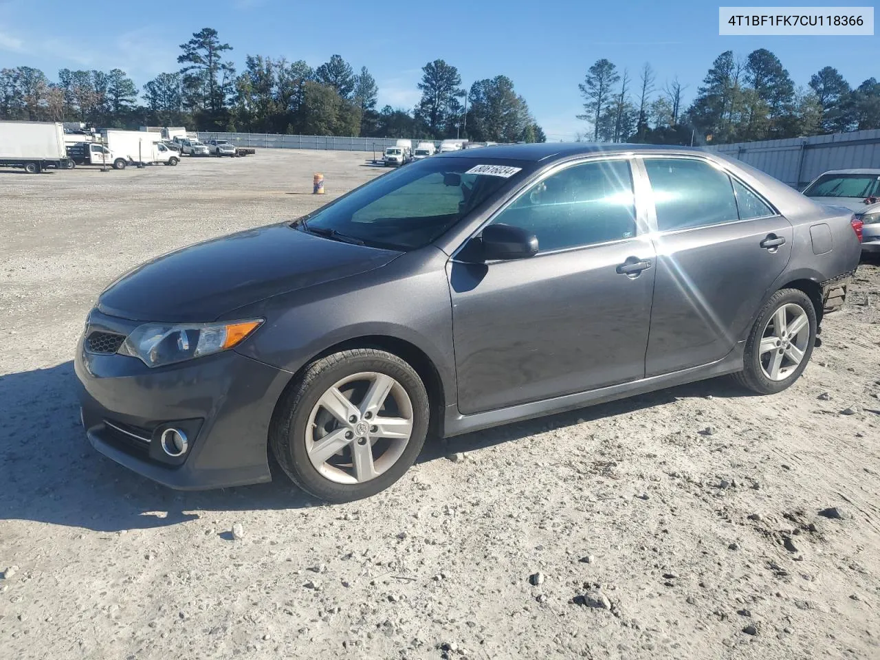 2012 Toyota Camry Base VIN: 4T1BF1FK7CU118366 Lot: 80616034