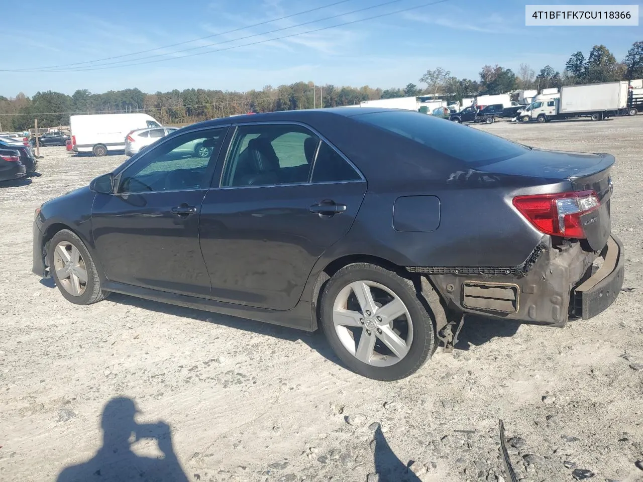 2012 Toyota Camry Base VIN: 4T1BF1FK7CU118366 Lot: 80616034