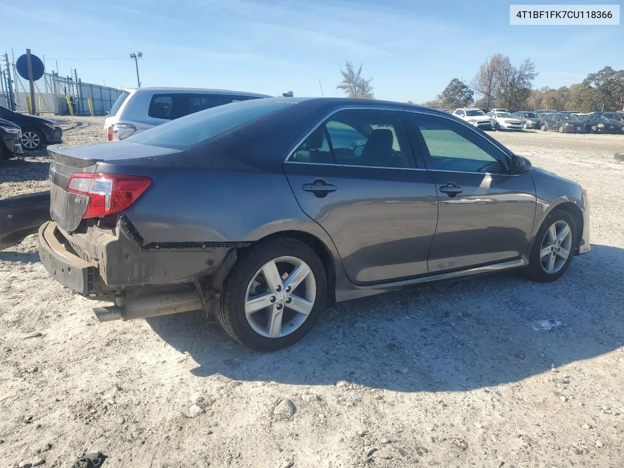 2012 Toyota Camry Base VIN: 4T1BF1FK7CU118366 Lot: 80616034