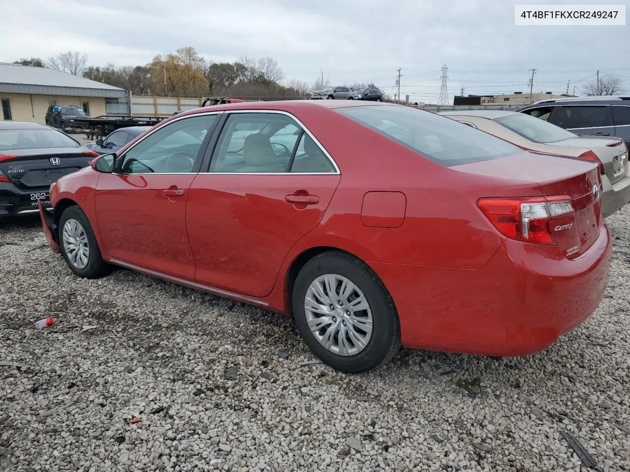 2012 Toyota Camry Base VIN: 4T4BF1FKXCR249247 Lot: 80749974