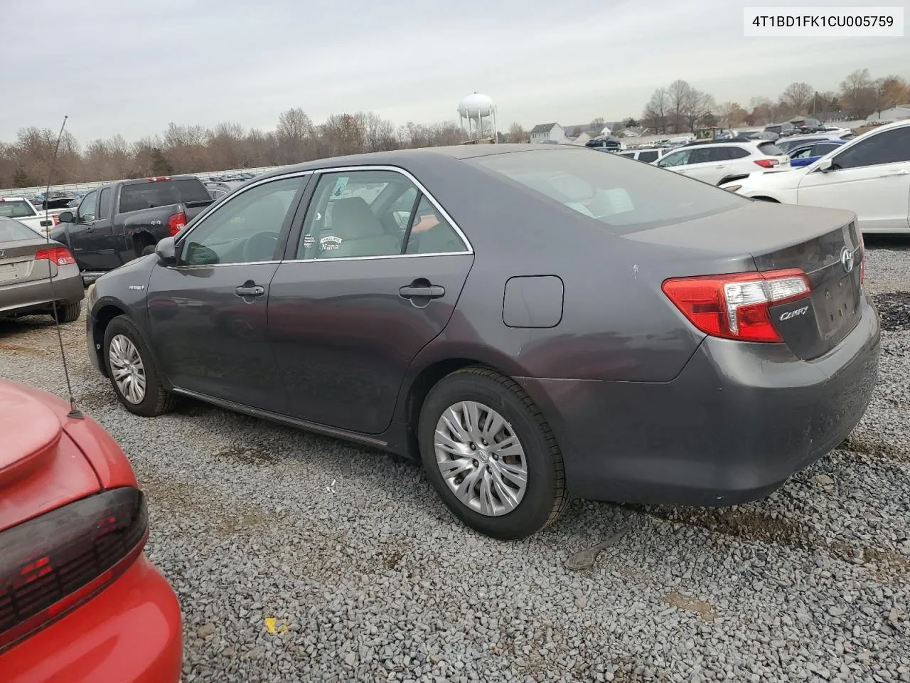 2012 Toyota Camry Hybrid VIN: 4T1BD1FK1CU005759 Lot: 80776554