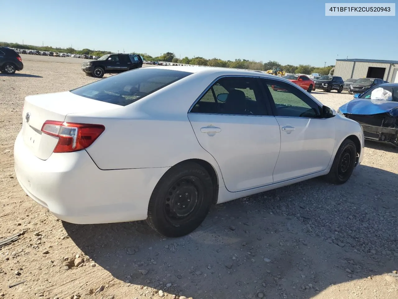 2012 Toyota Camry Base VIN: 4T1BF1FK2CU520943 Lot: 80993234