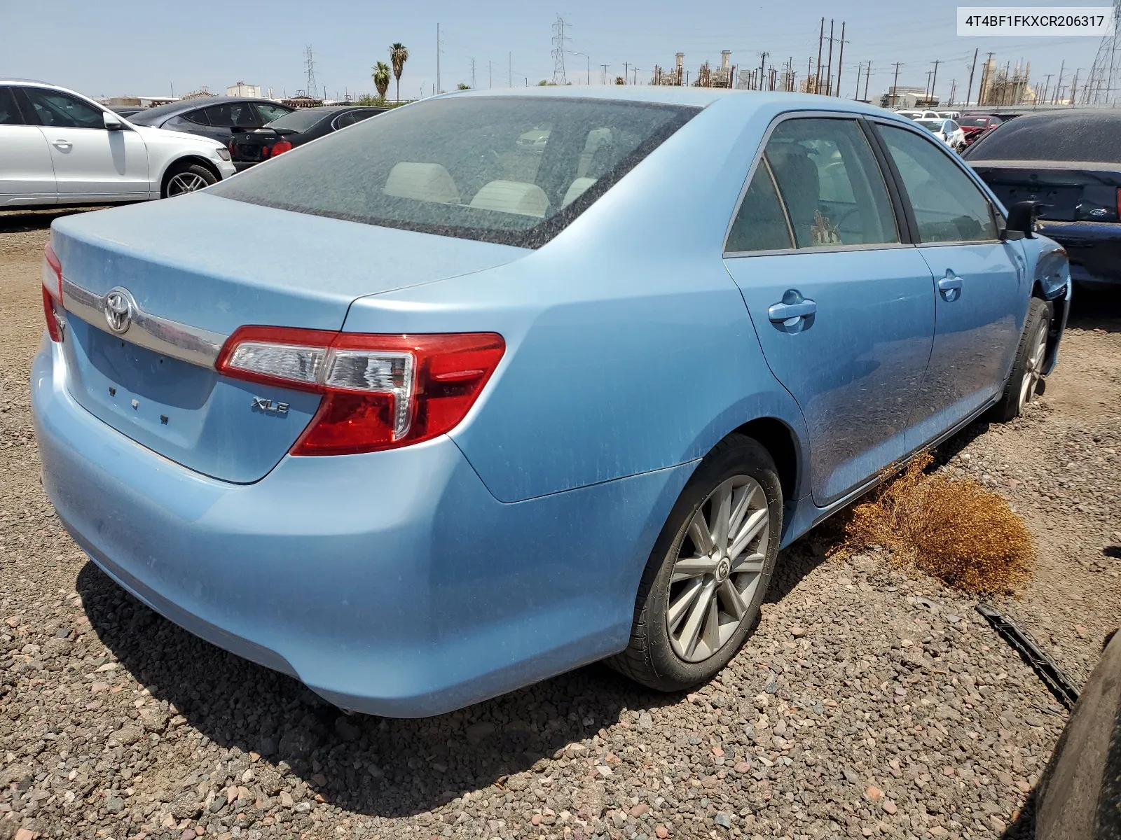 2012 Toyota Camry Base VIN: 4T4BF1FKXCR206317 Lot: 81542323