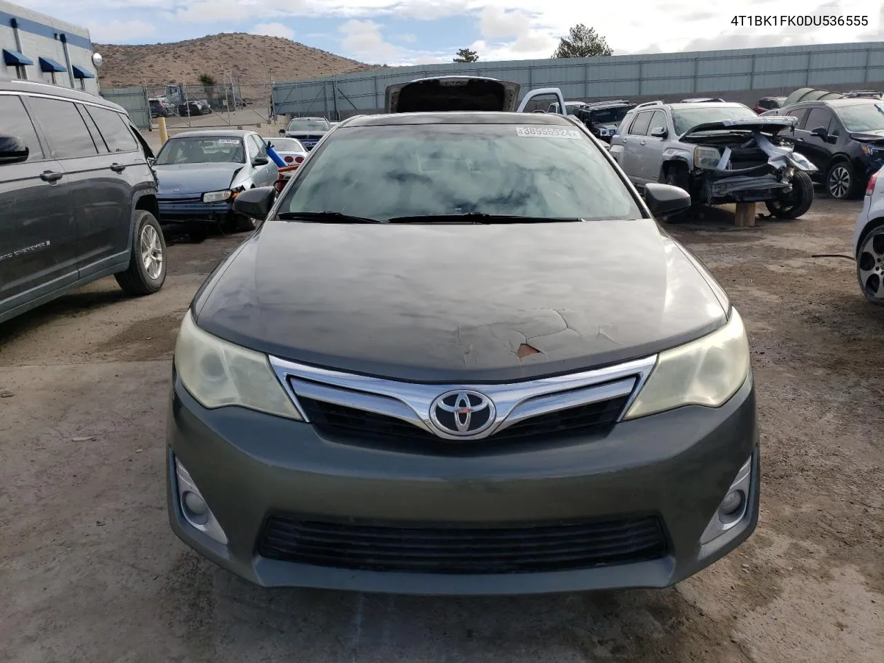 2013 Toyota Camry Se VIN: 4T1BK1FK0DU536555 Lot: 38955924