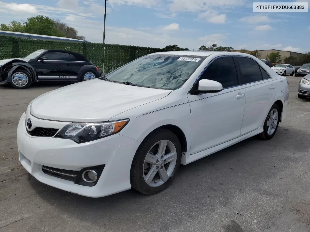 4T1BF1FKXDU663883 2013 Toyota Camry L