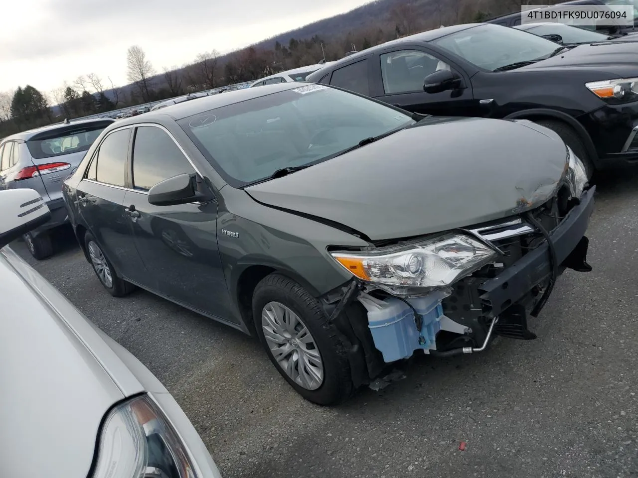 2013 Toyota Camry Hybrid VIN: 4T1BD1FK9DU076094 Lot: 49043404