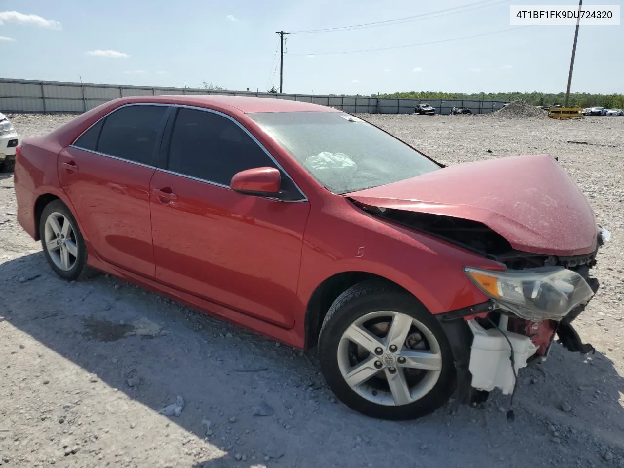 2013 Toyota Camry L VIN: 4T1BF1FK9DU724320 Lot: 52728334