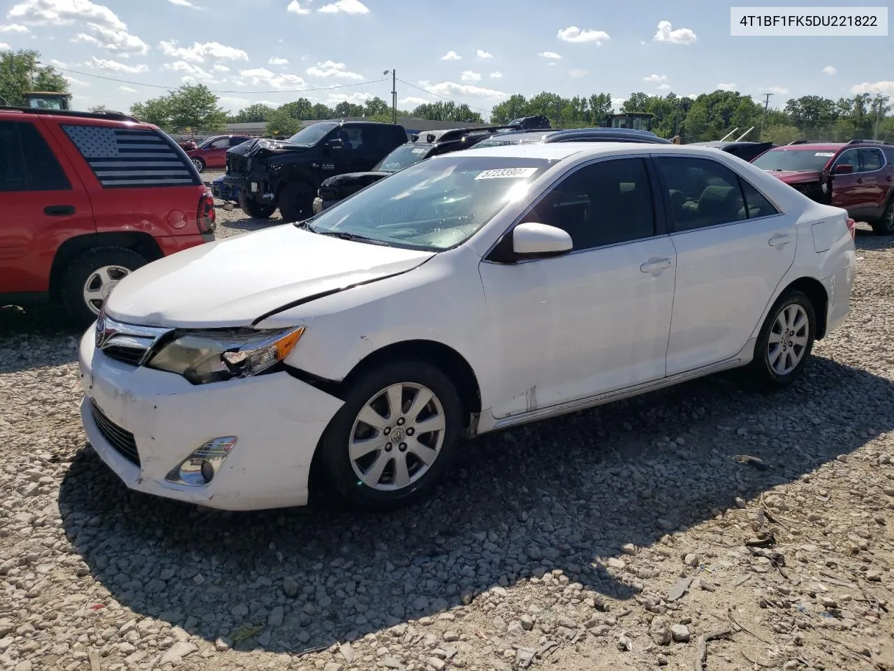 2013 Toyota Camry L VIN: 4T1BF1FK5DU221822 Lot: 57233904