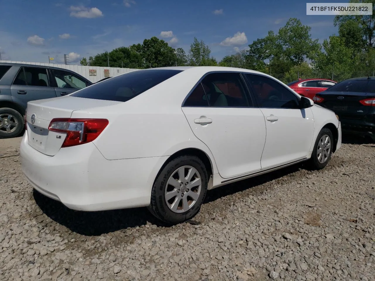 2013 Toyota Camry L VIN: 4T1BF1FK5DU221822 Lot: 57233904