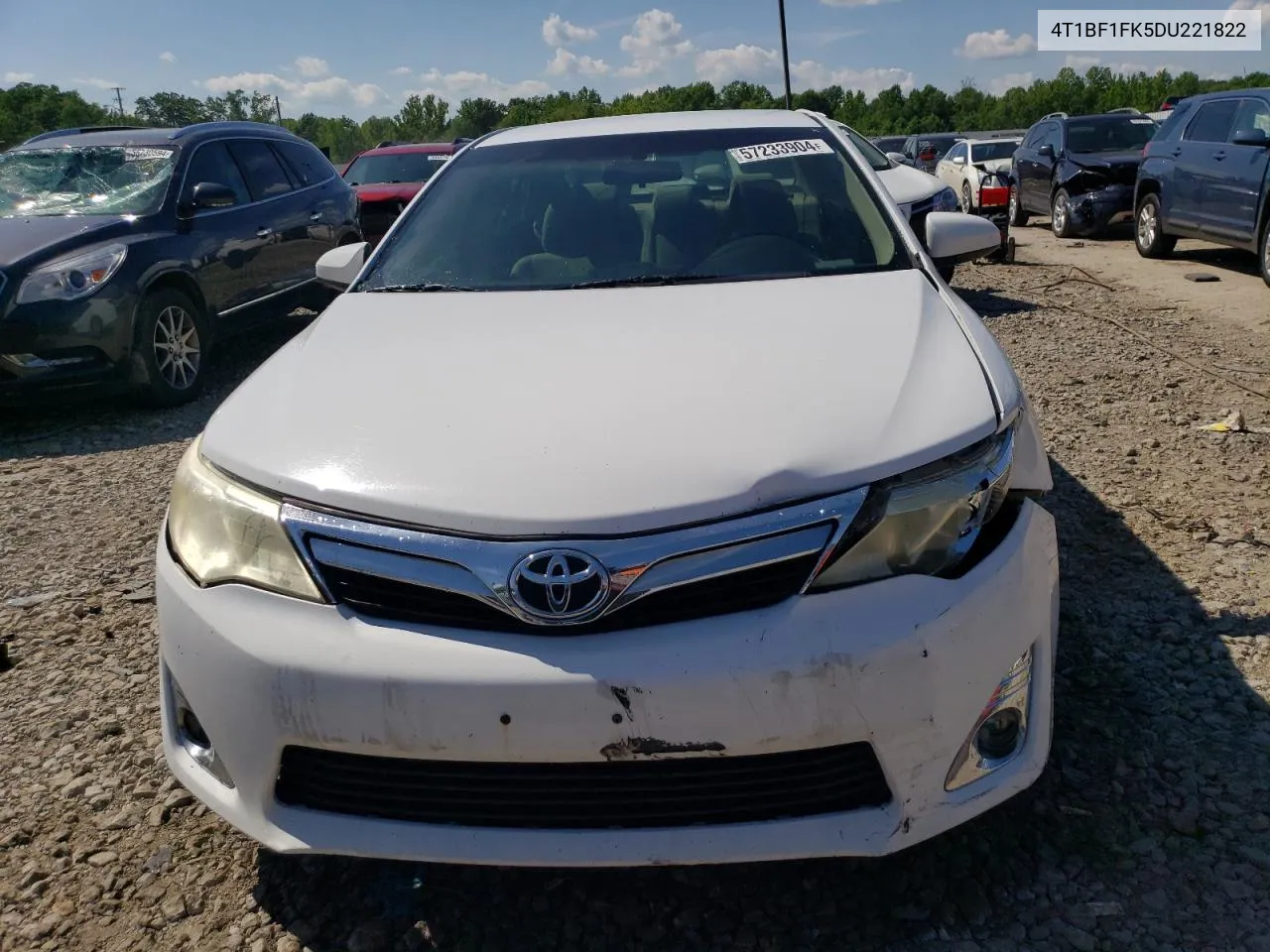 2013 Toyota Camry L VIN: 4T1BF1FK5DU221822 Lot: 57233904