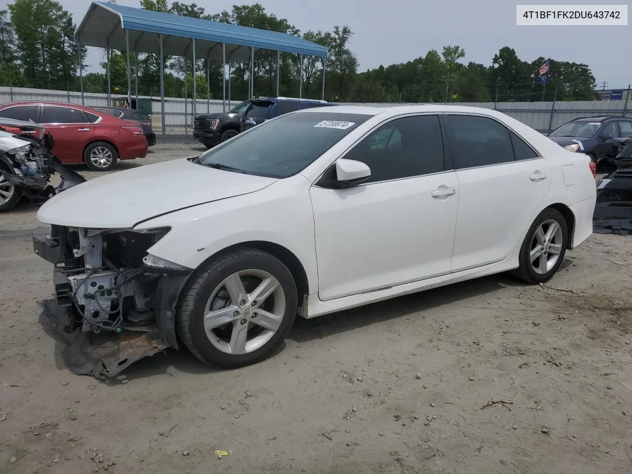 2013 Toyota Camry L VIN: 4T1BF1FK2DU643742 Lot: 57288974