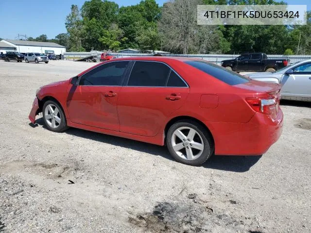 2013 Toyota Camry L VIN: 4T1BF1FK5DU653424 Lot: 57492204