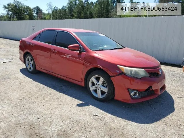 4T1BF1FK5DU653424 2013 Toyota Camry L