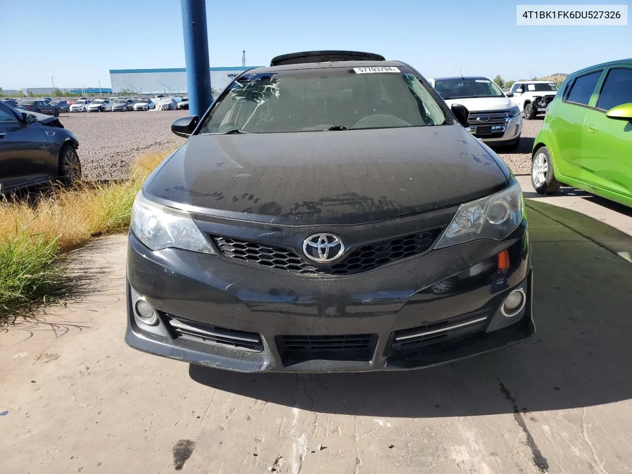 2013 Toyota Camry Se VIN: 4T1BK1FK6DU527326 Lot: 57703794