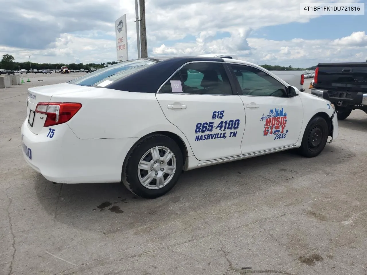 2013 Toyota Camry L VIN: 4T1BF1FK1DU721816 Lot: 61011984