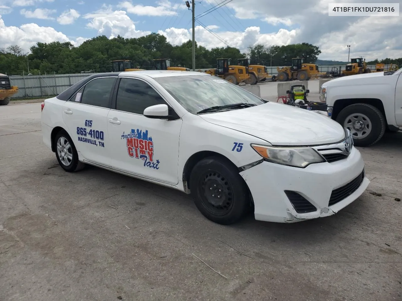 2013 Toyota Camry L VIN: 4T1BF1FK1DU721816 Lot: 61011984