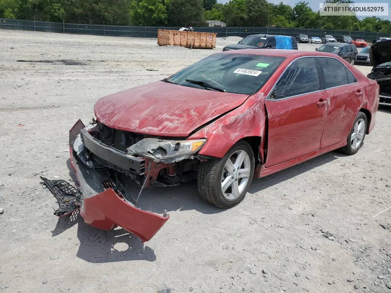 2013 Toyota Camry L VIN: 4T1BF1FK4DU652975 Lot: 61463924