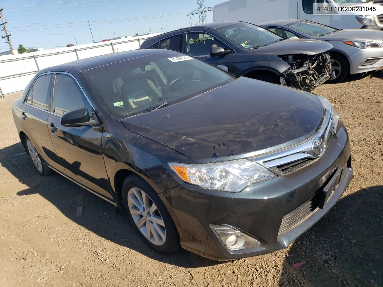 2013 Toyota Camry L VIN: 4T4BF1FK2DR281045 Lot: 61499514