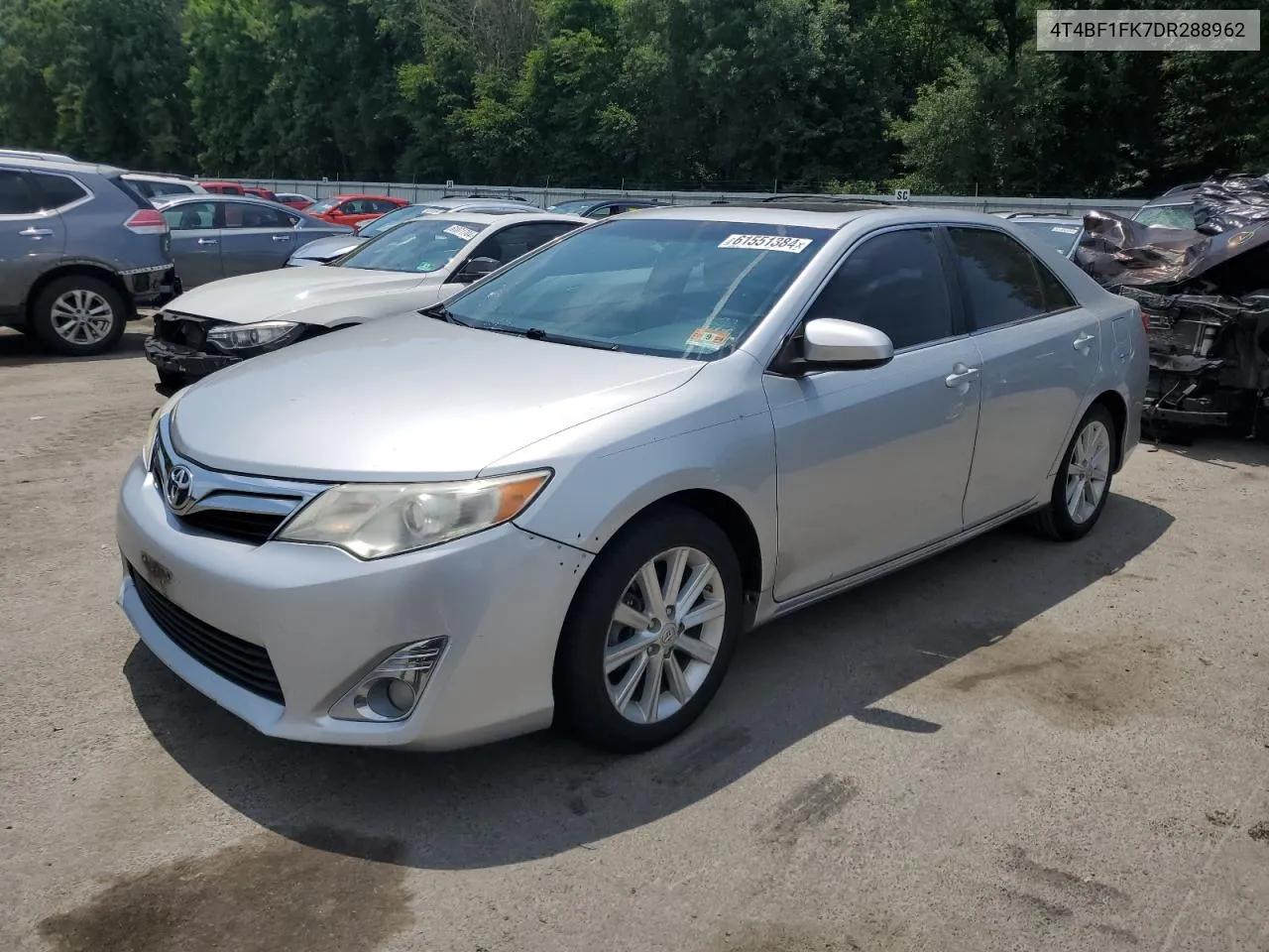 2013 Toyota Camry L VIN: 4T4BF1FK7DR288962 Lot: 61551384