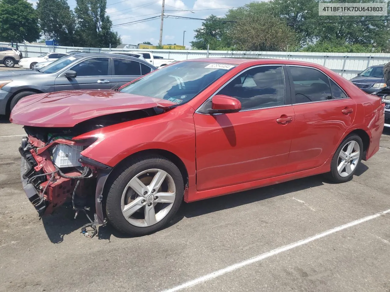 2013 Toyota Camry L VIN: 4T1BF1FK7DU643803 Lot: 62854464