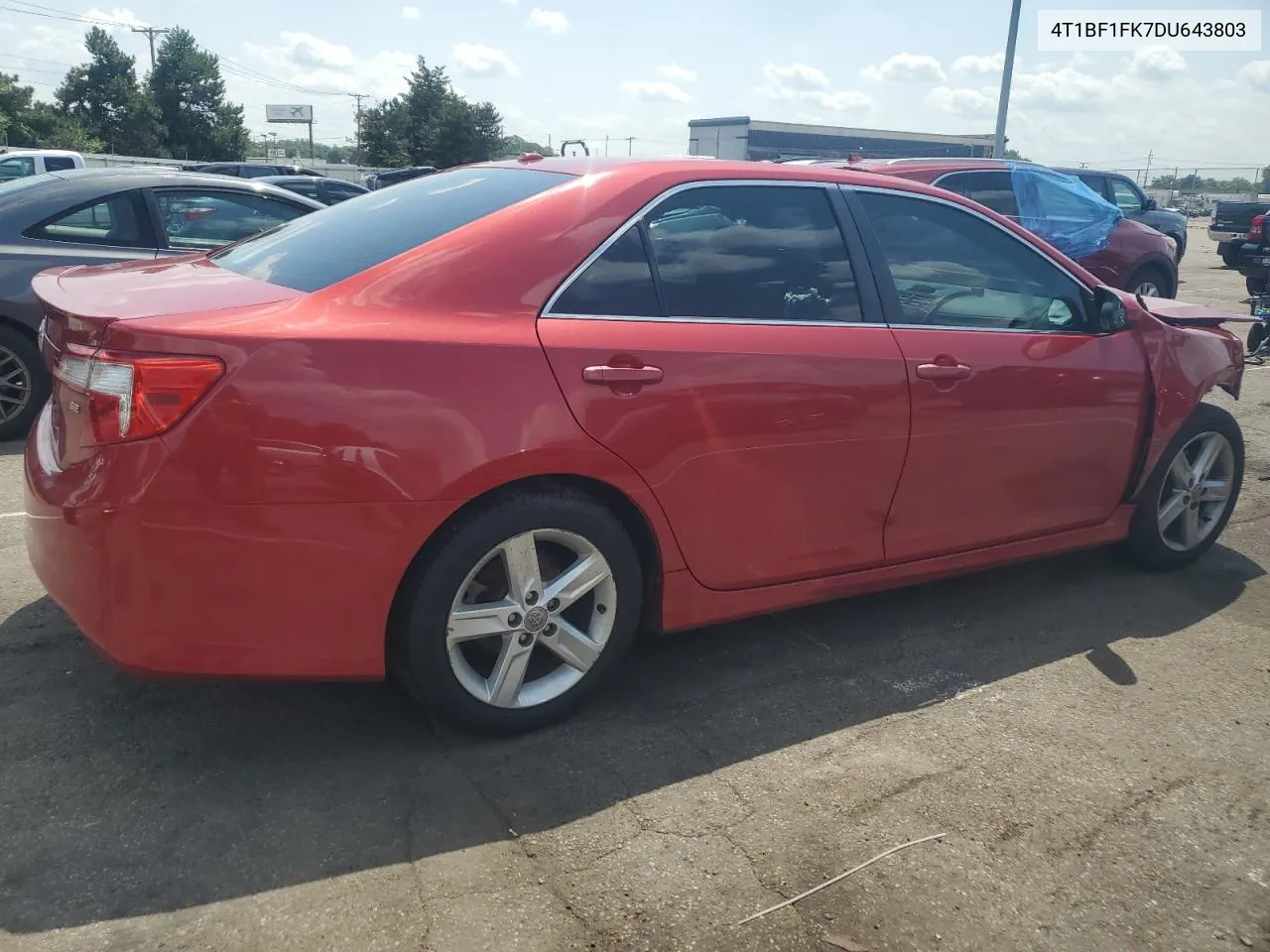 2013 Toyota Camry L VIN: 4T1BF1FK7DU643803 Lot: 62854464