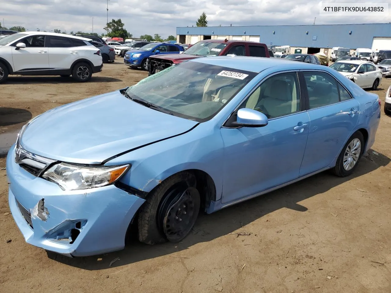 4T1BF1FK9DU643852 2013 Toyota Camry L