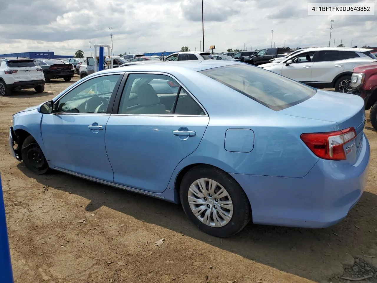 2013 Toyota Camry L VIN: 4T1BF1FK9DU643852 Lot: 64252734