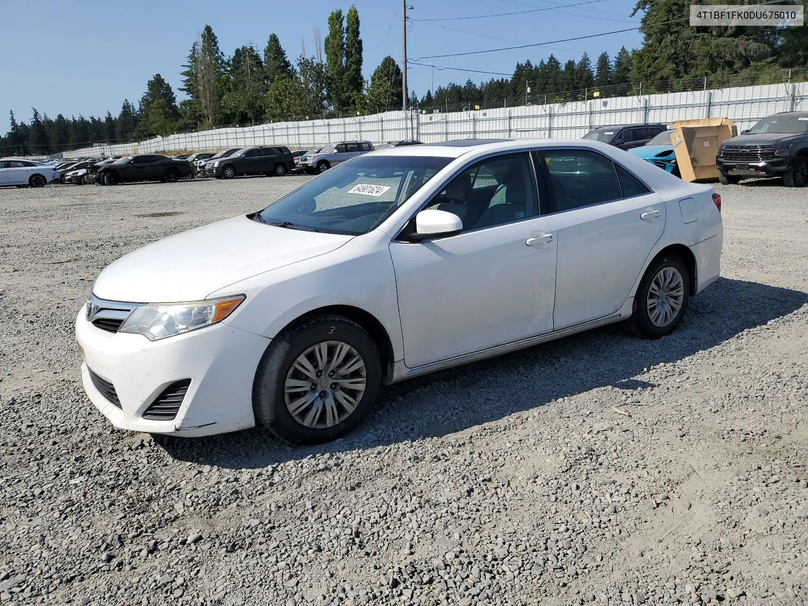 2013 Toyota Camry L VIN: 4T1BF1FK0DU675010 Lot: 64901624