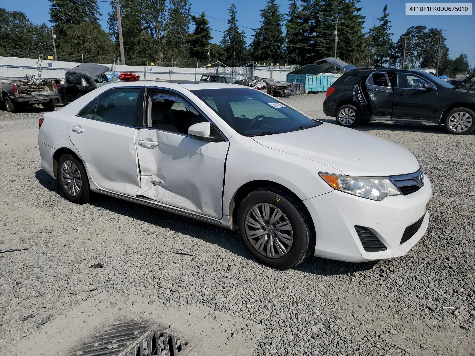 2013 Toyota Camry L VIN: 4T1BF1FK0DU675010 Lot: 64901624