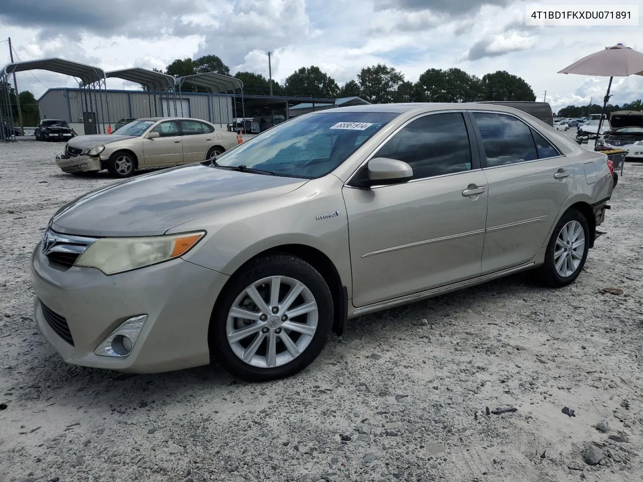 2013 Toyota Camry Hybrid VIN: 4T1BD1FKXDU071891 Lot: 65561914