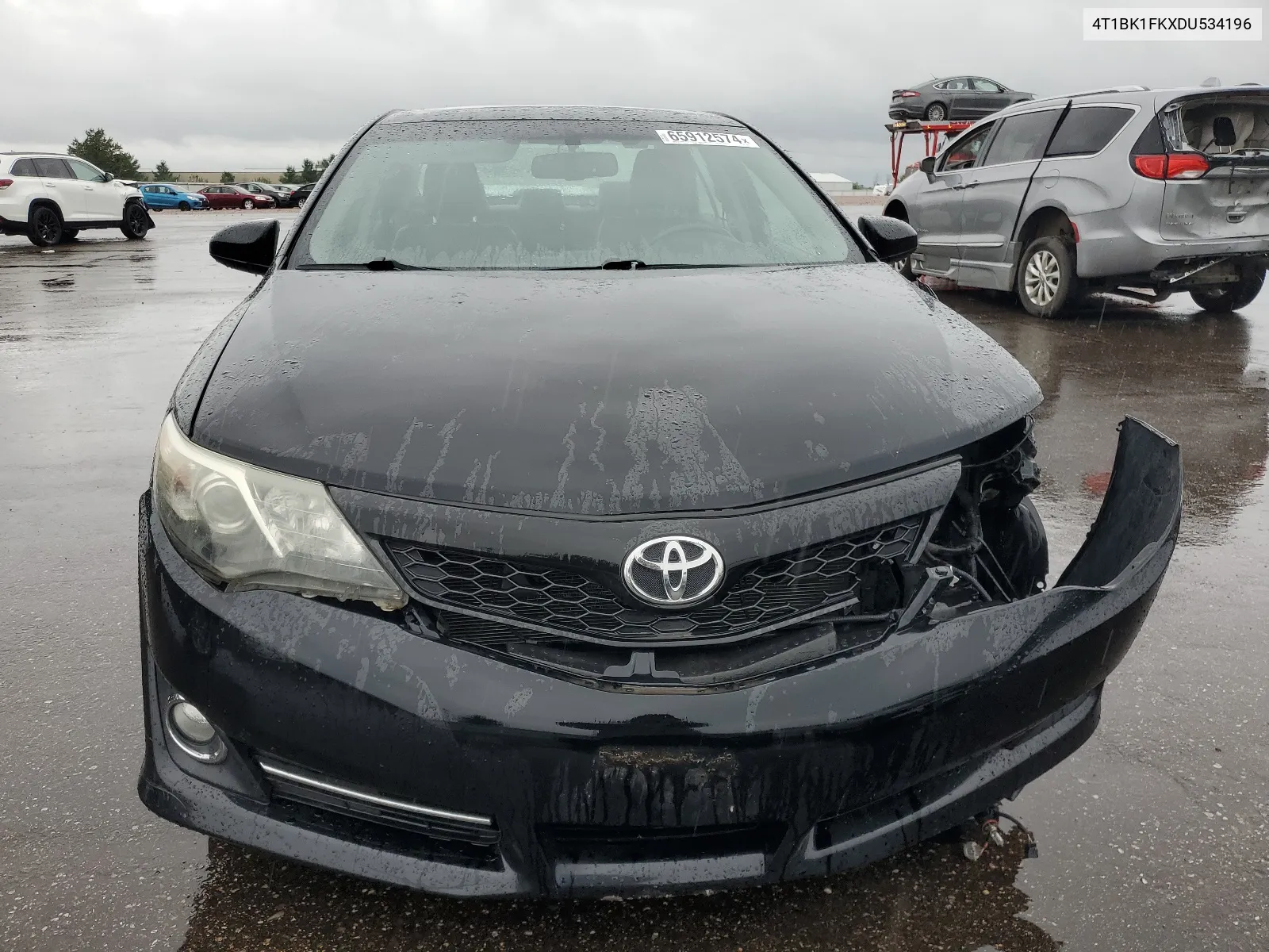 2013 Toyota Camry Se VIN: 4T1BK1FKXDU534196 Lot: 65912574