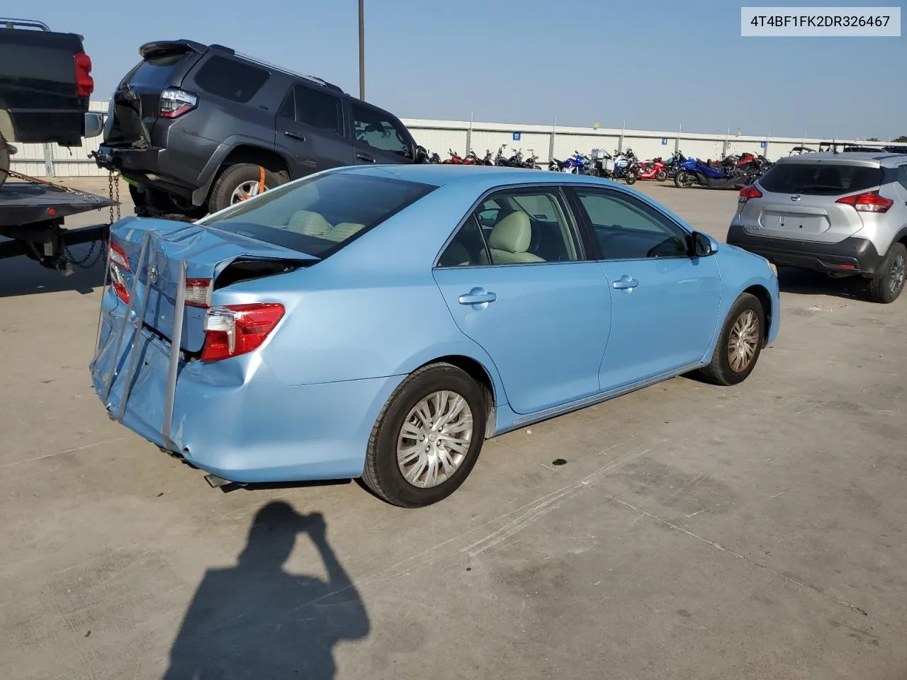 2013 Toyota Camry L VIN: 4T4BF1FK2DR326467 Lot: 66200254