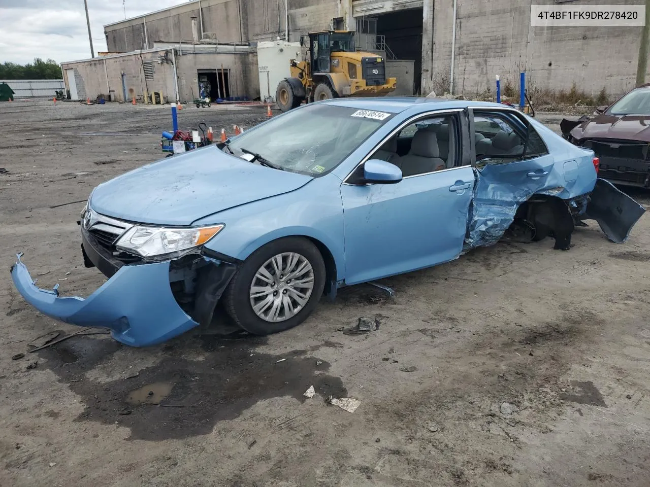 2013 Toyota Camry L VIN: 4T4BF1FK9DR278420 Lot: 66670514