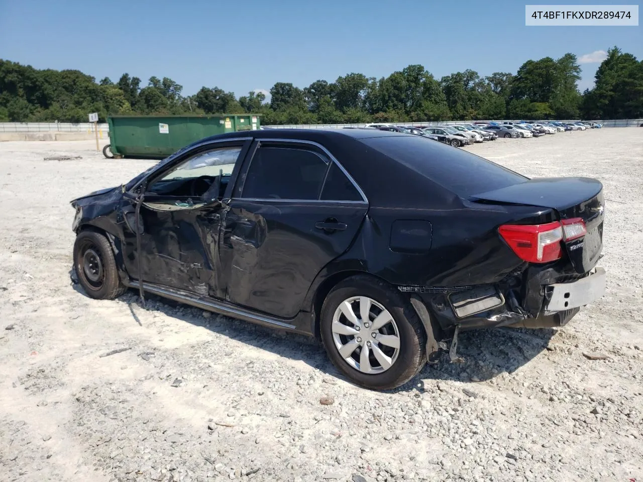 2013 Toyota Camry L VIN: 4T4BF1FKXDR289474 Lot: 66719734