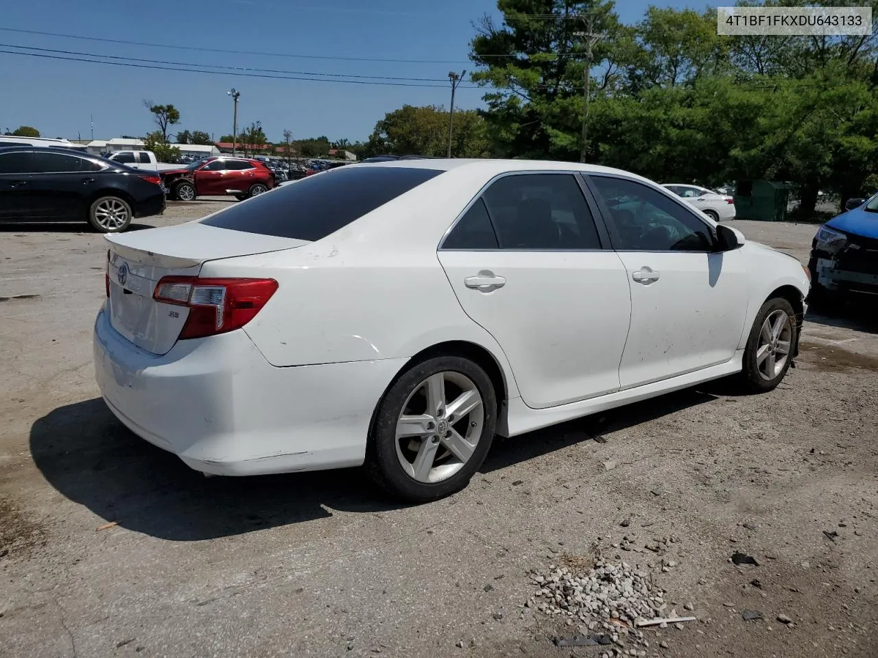 2013 Toyota Camry L VIN: 4T1BF1FKXDU643133 Lot: 68152664