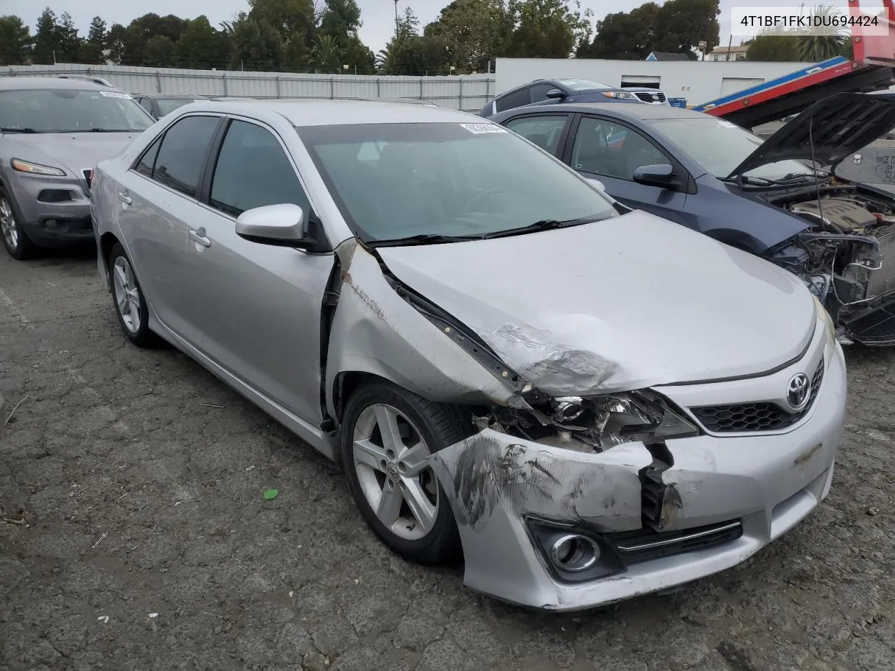 2013 Toyota Camry L VIN: 4T1BF1FK1DU694424 Lot: 68368964