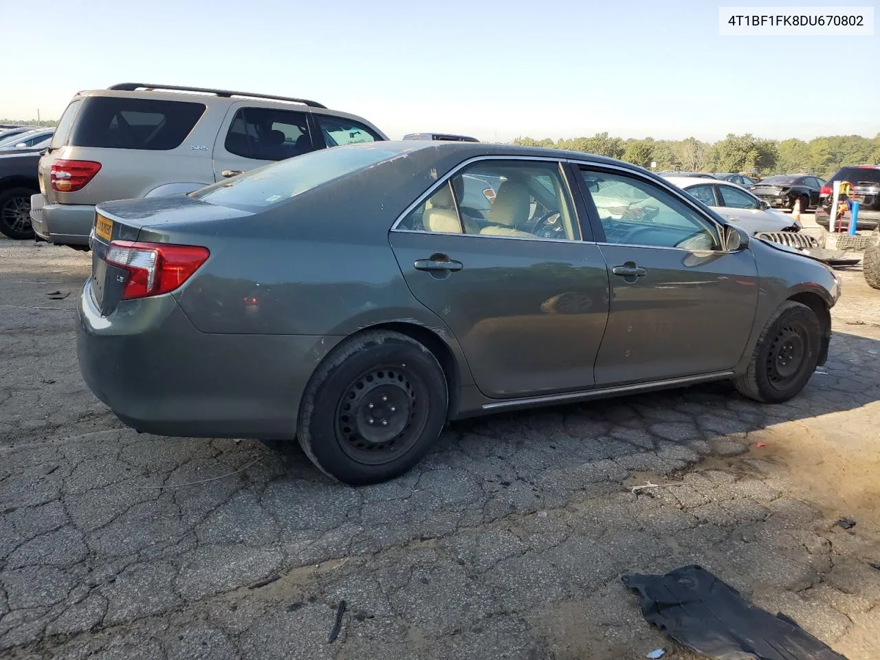 4T1BF1FK8DU670802 2013 Toyota Camry L