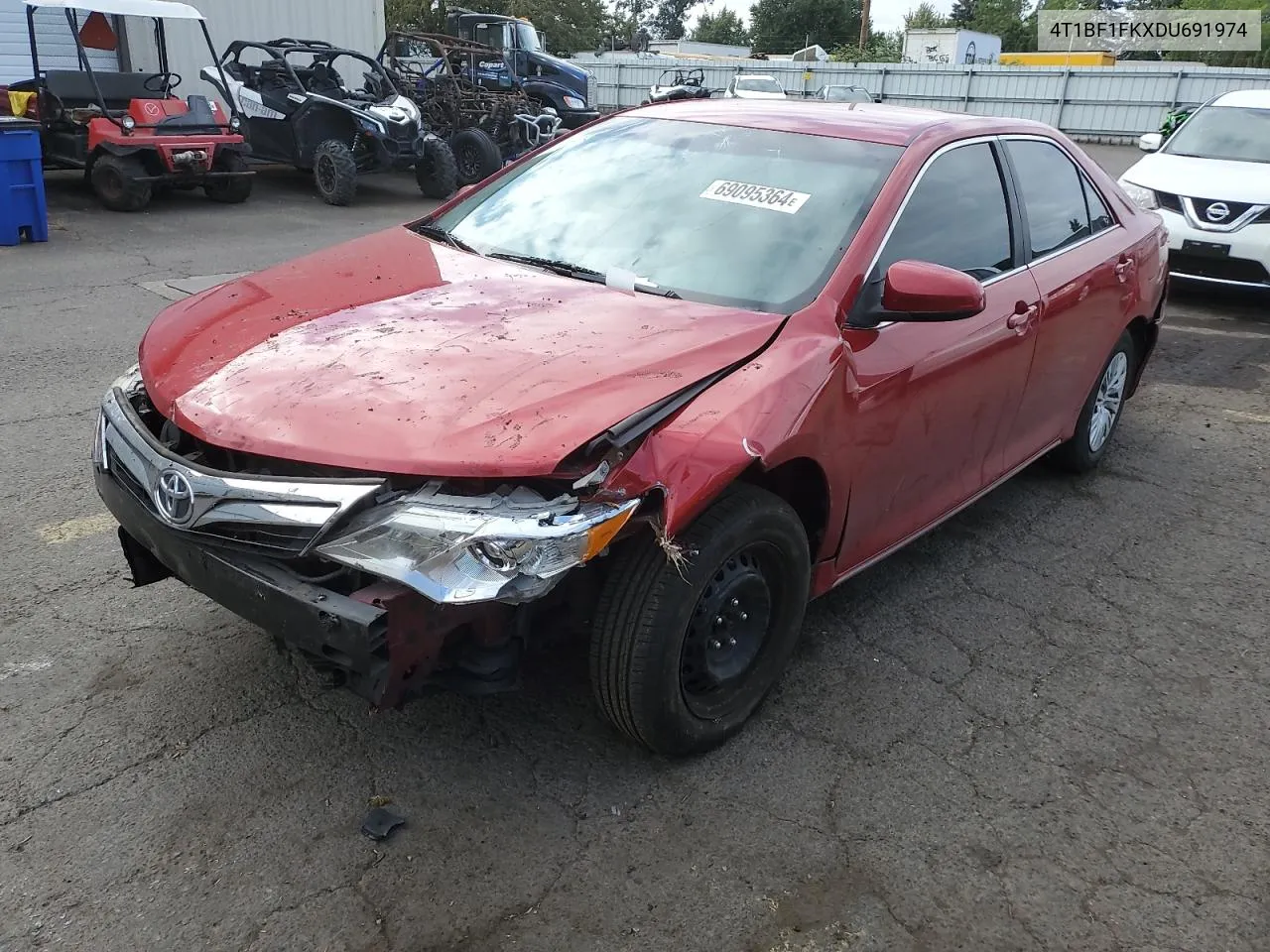 2013 Toyota Camry L VIN: 4T1BF1FKXDU691974 Lot: 69095364